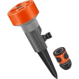 GARDENA Twist Rociador de agua multifuncional , Aspersor gris/Naranja, 2068-20