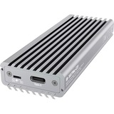 ICY BOX IB-1817MA-C31 Caja externa para unidad de estado sólido (SSD) Plata M.2, Caja de unidades aluminio, Caja externa para unidad de estado sólido (SSD), M.2, PCI Express 3.0, 10 Gbit/s, Conexión USB, Plata