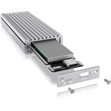 ICY BOX IB-1817MA-C31 Caja externa para unidad de estado sólido (SSD) Plata M.2, Caja de unidades aluminio, Caja externa para unidad de estado sólido (SSD), M.2, PCI Express 3.0, 10 Gbit/s, Conexión USB, Plata