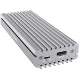 ICY BOX IB-1817Ma-C31 Caja externa para unidad de estado sólido (SSD) Plata M.2, Caja de unidades aluminio, Caja externa para unidad de estado sólido (SSD), M.2, PCI Express 3.0, 10 Gbit/s, Conexión USB, Plata
