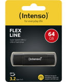 Intenso Flex Line 64 GB, Lápiz USB negro