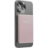 Intenso Powerbank inalámbrico magnético MW5000 Rosé, Banco de potencia rosa