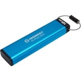 Kingston IronKey Keypad 200C USB-C de 16 GB 200C, FIPS 140-3 nivel 3 AES-256, Lápiz USB FIPS 140-3 nivel 3 AES-256, 16 GB, USB Tipo C, 3.2 Gen 1 (3.1 Gen 1), 145 MB/s, Funda, Azul