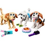 LEGO Creator 3-in-1 Perros Adorables, Juegos de construcción Juego de construcción, 7 año(s), Plástico, 475 pieza(s), 596 g