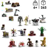 LEGO Star Wars Calendario de Adviento 2025, Juegos de construcción Juego de construcción, 6 año(s), Plástico, 263 pieza(s), 387 g