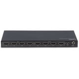 Lindy Matriz HDMI 4x4 4K60, Splitter HDMI negro