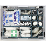 Makita Kit de primeros auxilios en el organizador MAKPAC P-84919 azul/Transparente