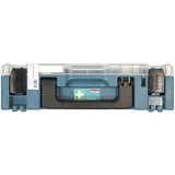 Makita Kit de primeros auxilios en el organizador MAKPAC P-84919 azul/Transparente