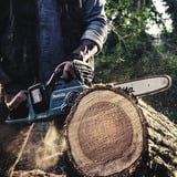 Makita Motosierra a batería DUC353PG4, 36 voltios (2x18V) azul/Negro