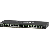 Netgear GS316EP Gestionado Gigabit Ethernet (10/100/1000) Energía sobre Ethernet (PoE) Negro, Interruptor/Conmutador negro, Gestionado, Gigabit Ethernet (10/100/1000), Bidireccional completo (Full duplex), Energía sobre Ethernet (PoE)