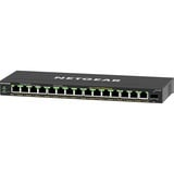 Netgear GS316EP Gestionado Gigabit Ethernet (10/100/1000) Energía sobre Ethernet (PoE) Negro, Interruptor/Conmutador negro, Gestionado, Gigabit Ethernet (10/100/1000), Bidireccional completo (Full duplex), Energía sobre Ethernet (PoE)
