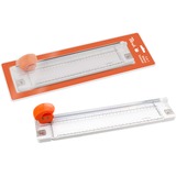 Peach 511060 guillotina para papel 5 hojas, Dispositivo de corte blanco/Naranja, 5 hojas, Naranja, Blanco