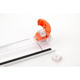 Peach 511060 guillotina para papel 5 hojas, Dispositivo de corte blanco/Naranja, 5 hojas, Naranja, Blanco