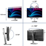 Philips 27B2U6903, Monitor LED gris oscuro/Plateado