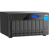 QNAP TVS-h874 NAS Torre Intel® Core™ i7 32 GB DDR4 0 TB QuTS hero Negro NAS, Torre, Intel® Core™ i7, 32 GB, DDR4, 0 TB