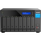 QNAP TVS-h874 NAS Torre Intel® Core™ i7 32 GB DDR4 0 TB QuTS hero Negro NAS, Torre, Intel® Core™ i7, 32 GB, DDR4, 0 TB