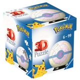 Ravensburger Bola de rompecabezas 3D Pokémon Bola Cura, Puzzle 