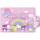 Razer Hello Kitty and Friends Edition ratón mano derecha USB tipo A Óptico 6400 DPI, Ratones para gaming rosa/Multi color, mano derecha, Óptico, USB tipo A, 6400 DPI, Multicolor