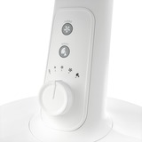 Rowenta Turbo Silence Extreme+ VU2730 Blanco, Ventilador blanco/Azul, Ventilador con aspas para el hogar, Blanco, Mesa, 30 cm, 2700 m³/h, 120°
