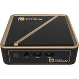 SAPPHIRE EDGE AI 370, Barebone negro/Dorado
