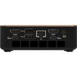 SAPPHIRE EDGE AI 370, Barebone negro/Dorado