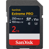 SanDisk SDSDXXD-2T00-GN4IN, Tarjeta de memoria negro