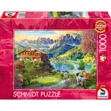 Schmidt Spiele Relajación en los Dolomitas, Puzzle 