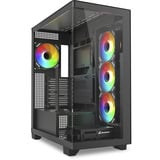 Sharkoon 4044951041121, Cajas de torre negro