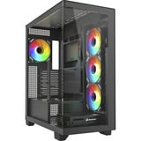 Sharkoon ELITE SHARK CA500, Cajas de torre negro