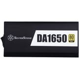 SilverStone DA1650 unidad de fuente de alimentación 1650 W 20-pin ATX 2U Negro, Fuente de alimentación de PC negro, 1650 W, 90 - 264 V, 43 - 63 Hz, Activo, 130 W, 1650 W