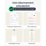 SwitchBot Termostato inteligente para radiador, Termostato de la calefacción blanco