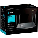 TP-Link Archer BE230 router inalámbrico 2.5 Gigabit Ethernet Doble banda (2,4 GHz / 5 GHz) Negro Wi-Fi 7 (802.11be), Doble banda (2,4 GHz / 5 GHz), Ethernet, Negro, Router de sobremesa