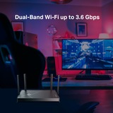 TP-Link Archer BE3600 router inalámbrico 2.5 Gigabit Ethernet Doble banda (2,4 GHz / 5 GHz) Negro Wi-Fi 7 (802.11be), Doble banda (2,4 GHz / 5 GHz), Ethernet, Negro, Router de sobremesa