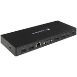 Toshiba Dynabook USB-C Dock reacondicionado, Estación de acoplamiento negro