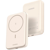 UGREEN 25208 batería externa 10000 mAh Cargador inalámbrico Beige, Banco de potencia blanco, 10000 mAh, Power Delivery 3.0, Cargador inalámbrico, Beige