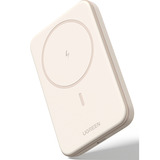 UGREEN 25208 batería externa 10000 mAh Cargador inalámbrico Beige, Banco de potencia blanco, 10000 mAh, Power Delivery 3.0, Cargador inalámbrico, Beige
