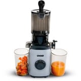 Unold 78275 SLOW JUICER Sam Exprimidor lenta 300 W Carbón vegetal, Licuadora plateado/Negro, Exprimidor lenta, Carbón vegetal, 80 RPM, 0,8 L, 11 cm, 0,9 m