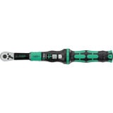 Wera Llave dinamométrica con trinquete reversible Click-Torque Lock A 5, Llave de torsión negro/Verde