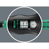 Wera Llave dinamométrica con trinquete reversible Click-Torque Lock A 5, Llave de torsión negro/Verde