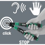 Wera Llave dinamométrica con trinquete reversible Click-Torque Lock A 5, Llave de torsión negro/Verde