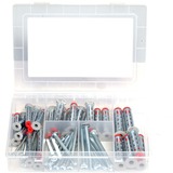 fischer Meister-Box DuoHM tacos para cavidades + tornillo de cabeza avellanada TX, Pasador 