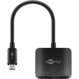 goobay 60172, Adaptador negro