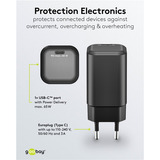 goobay Cargador rápido USB-C PD GaN Nano 65 W negro