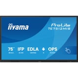 iiyama TE7512MIS-B4AG, Pantalla de gran formato negro (mate)