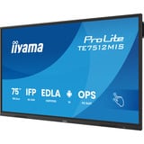 iiyama TE7512MIS-B4AG, Pantalla de gran formato negro (mate)