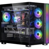 ALTERNATE AGP-WINDOW-AMD-14, Gaming-PC negro/Transparente