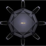ASUS RT-AX89X AX6000 AiMesh router inalámbrico Ethernet Doble banda (2,4 GHz / 5 GHz) Negro negro/Dorado, Wi-Fi 6 (802.11ax), Doble banda (2,4 GHz / 5 GHz), Ethernet, 3G, Negro, Router de sobremesa