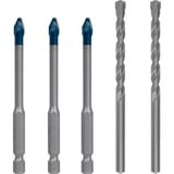 Bosch EXPERT HEX-9 HardCeramic Juego de brocas 5 pieza(s), Conjuntos de brocas Taladro, Juego de brocas, 6 mm, 100 mm, Cerámica dura, 6 cm