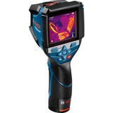 Bosch GTC 600 C Noise equivalent temperature difference (NETD) IR Negro, Azul 256 x 192 Pixeles Pantalla incorporada LCD, Termodetector azul/Negro, Noise equivalent temperature difference (NETD), -20 - 600 °C, 9 Hz, 50 mK, Térmico, 2 °C