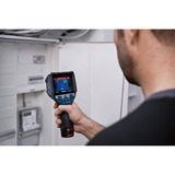 Bosch GTC 600 C Noise equivalent temperature difference (NETD) IR Negro, Azul 256 x 192 Pixeles Pantalla incorporada LCD, Termodetector azul/Negro, Noise equivalent temperature difference (NETD), -20 - 600 °C, 9 Hz, 50 mK, Térmico, 2 °C